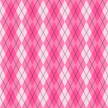 Argyle Pink Pattern Seamless