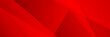 © Salman - Futuristic technology digital abstract red colorful design banner. Abstract red banner background with particles and wave shapes. Vector abstract graphic design banner pattern background web template.