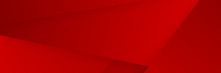 Abstract red banner background design template vector illustration with 3d overlap layer and geometric wave shapes. Polygonal abstract background, texture, advertisement layout and web page