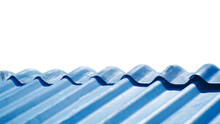 Roof  Blue  Tiles Isolated On A White Background Structured Tiles