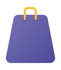 Wall Mural - purple shopping bag