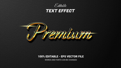 Poster - premium editable text effect