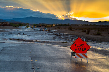 Flash floods caused significant damage after storms extinguished the Carpenter 1 Fire in 2013, near Las Vegas, NV.