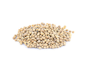 Sticker - white pepper  seed  isolated on the white background