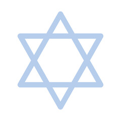 Sticker - jewish star icon