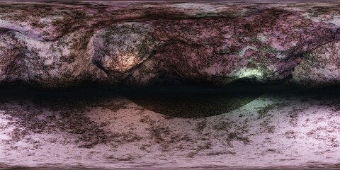 Wall Mural - Seamless stone texture. HDRI. equidistant projection. Spherical panorama. panorama 360. environment map, 3D rendering