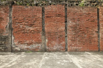 Low-angle view of an ancient building on a sunny day