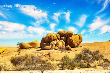 Canvas Print - Magnificent Namibian desert