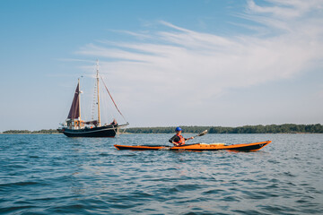 Wall Mural - Kayaking on Bothnian Sea 1