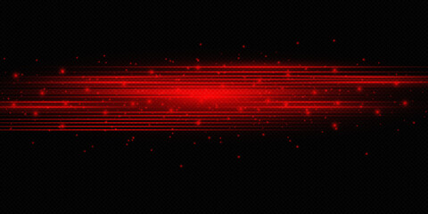 Abstract red laser beams. Isolated on a transparent background. Vector illustration, eps 10.