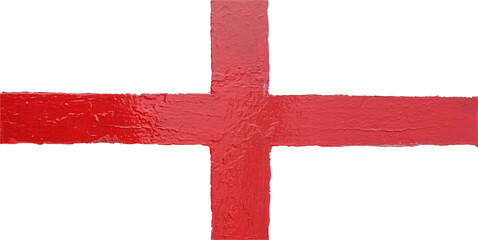 Canvas Print - English Flag of England transparent