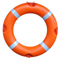 Sticker - Orange lifebuoy transparent PNG