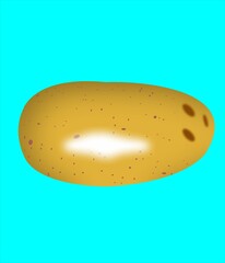 Wall Mural - illustration of a potato