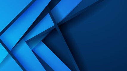 Abstract design with blue geometric background. Blue banner background. Vector abstract graphic design banner pattern background template.