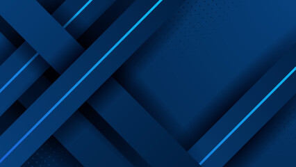 Abstract design with blue geometric background. Blue banner background. Vector abstract graphic design banner pattern background template.