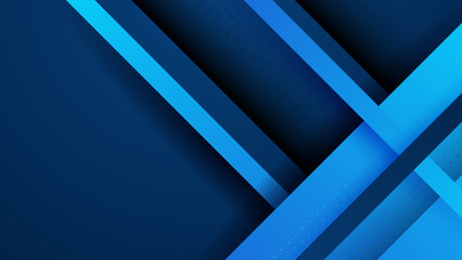 Abstract design with blue geometric background. Blue banner background. Vector abstract graphic design banner pattern background template.