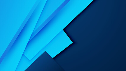 Abstract design with blue geometric background. Blue banner background. Vector abstract graphic design banner pattern background template.