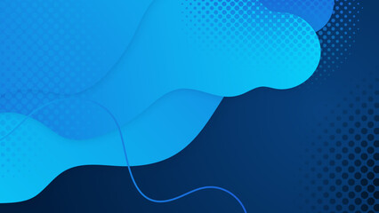 blue abstract background for business presentation template