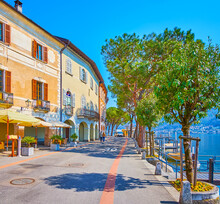 The Promenade Along Lake Lugano, Morcote, Switzerland