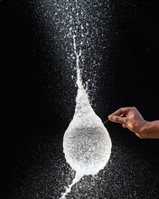 Water Balloon Splash Freeze Motion