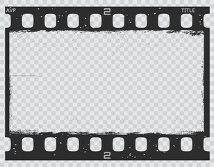 grunge movie film strip, vintage filmstrip frame, vector old photo texture background. film strip ne