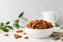 Almond Nuts In A Bowl