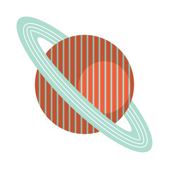 Wall Mural - saturn planet space outer
