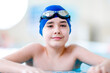 © watman - Boy in the swimming pool.  Training sessions on the water.
