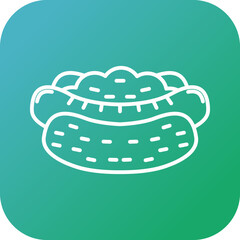 Sticker - Hot Dog Icon