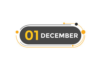 december 2 calendar reminder. 2st december daily calendar icon template. Calendar 2st december icon Design template. Vector illustration
