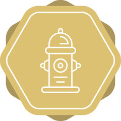 Poster - Fire Hydrant Icon