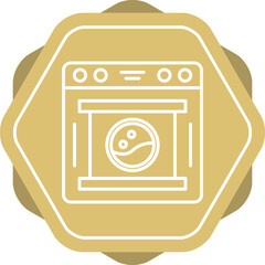 Wall Mural - Washing Machine Icon