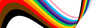 Pride background with LGBTQ pride flag colours. Wawe rainbow stripes on white background. Vector EPS 10