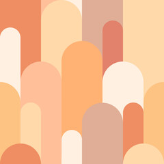 Wall Mural - Boho seamless pattern. Abstract background in pastel colors. Vector illustration. Texture for print.