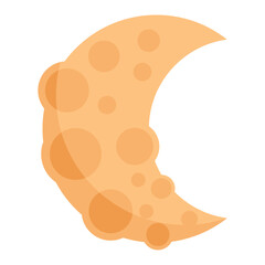 Wall Mural - crescent moon space outer