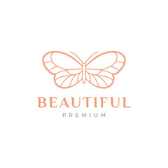 Wall Mural - art beautiful aesthetic butterfly logo