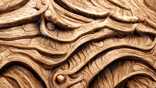 Lion Mane Wood Texture Design