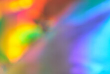 Holograph Foil Background. Pastel Color Paper. Retro Trend Design. Vintage Fantasy Cover. Chrome Holo Art. Modern Effect. Rainbow Metallic Material. Fabric Glitch
