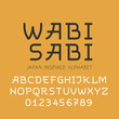 Vector set of decorative capital letters in Oriental Style.