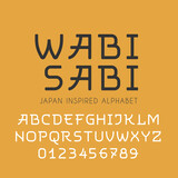 Fototapeta Boho - Vector set of decorative capital letters in Oriental Style.