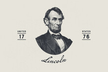 Abraham Lincoln | Farmhouse | Print | EPS10
