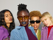 © ohlamour studio/Stocksy - Edgy, fashionista group of friends portrait