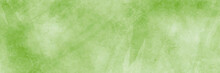 Panorama View Green Canvas Abstract Texture Background. Closeup Of Green Textured Wall