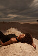 © Leire Cavia/Stocksy - Desert sunset