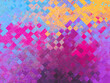 © Wizemark/Stocksy - Pixelated mosaic glitch background, pattern