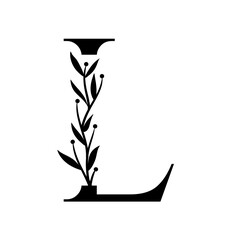 Leaves Letter L