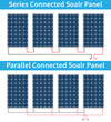 series and parallel connection of solar panels