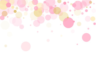 Wall Mural - Bokeh confetti circles decoration holiday background.