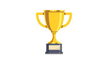 Gold Trophy Cup, Vector Trophy Design, Trophy 