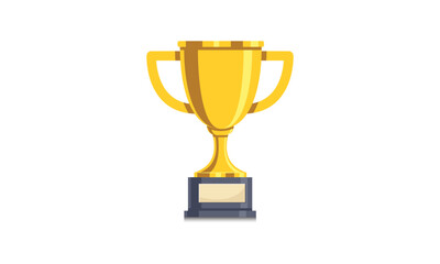 gold trophy cup, vector trophy design, trophy